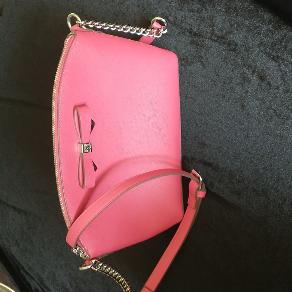 Anne Klein Hot Pink Shoulder Strap Purse Bag
